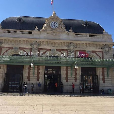 Appartement 4 Chambres Face Gare Nice-Ville Exterior foto